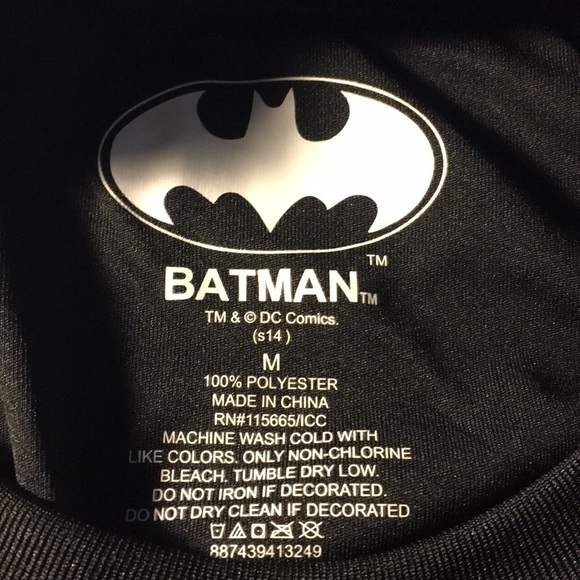 DC Comics Batman Licensed Long Sleeve Shirt M NEW - Picture 4 of 4